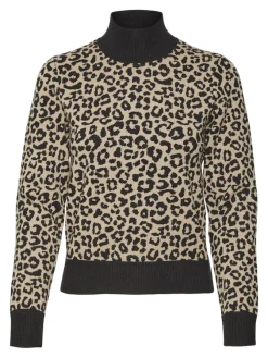 Vero Moda Pullover & Sweatshirts*VMARIA ART LS HIGH-NECK PULLOVER GA Black