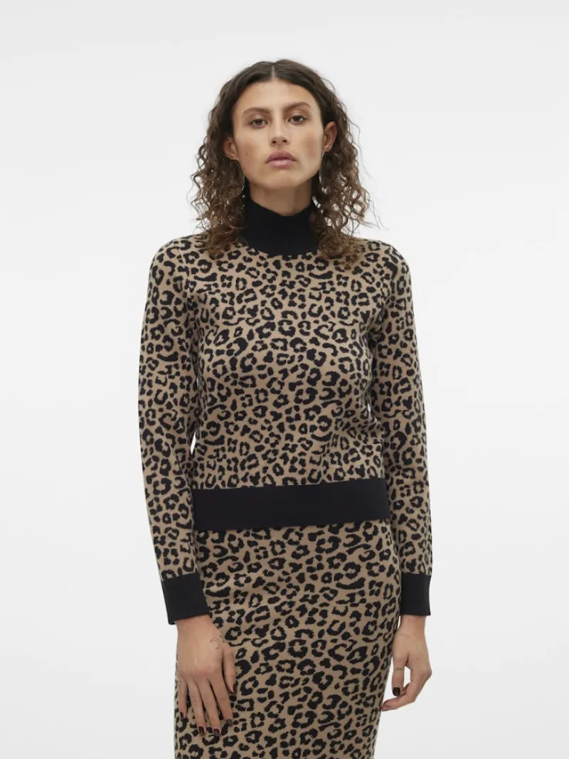 Vero Moda Pullover & Sweatshirts*VMARIA ART LS HIGH-NECK PULLOVER GA Black