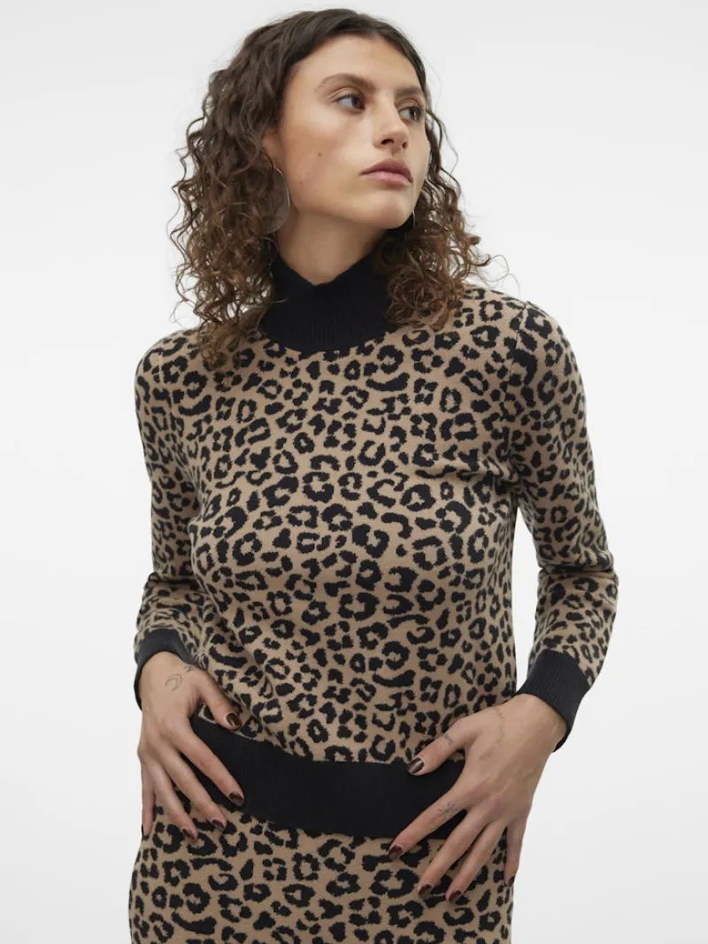 Vero Moda Pullover & Sweatshirts*VMARIA ART LS HIGH-NECK PULLOVER GA Black