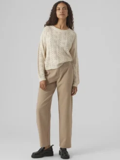 Vero Moda Pullover & Sweatshirts*VMARLET LS O-NECK SHORT PULLOVER BOO birch