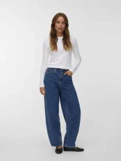 Vero Moda Jeans*VMBILLIE HR BARREL ANK JEANS LI3142 NOOS Medium Blue Denim