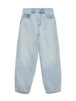 Vero Moda Jeans*VMBILLIE HR BARREL ANK JEANS LI3146 NOOS Light Blue Denim