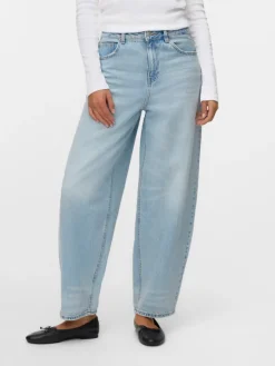 Vero Moda Jeans*VMBILLIE HR BARREL ANK JEANS LI3146 NOOS Light Blue Denim