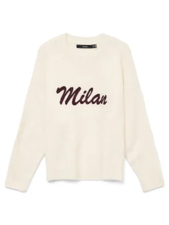 Vero Moda Pullover & Sweatshirts*VMBOOM LS O-NECK TEXT PULLOVER NOOS birch