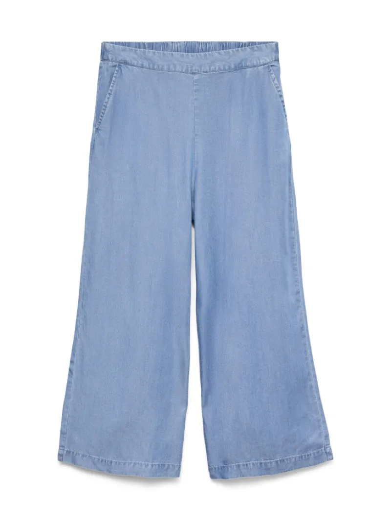 Vero Moda Hosen*VMBREE MR WIDE TENCEL CULOTTE GA NOOS Medium Blue Denim