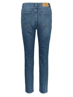 Vero Moda Jeans*VMBRENDA HR STRAIGHT A CUT GU385 GA NOOS Medium Blue Denim