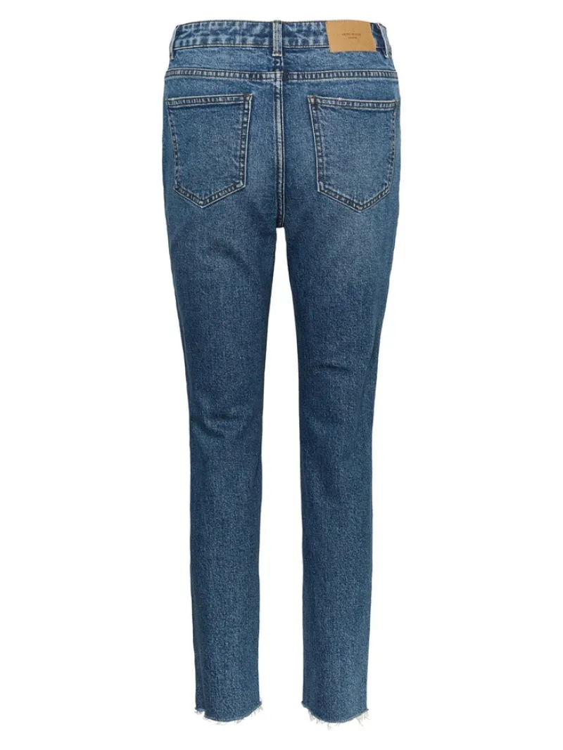 Vero Moda Jeans*VMBRENDA HR STRAIGHT A CUT GU385 GA NOOS Medium Blue Denim