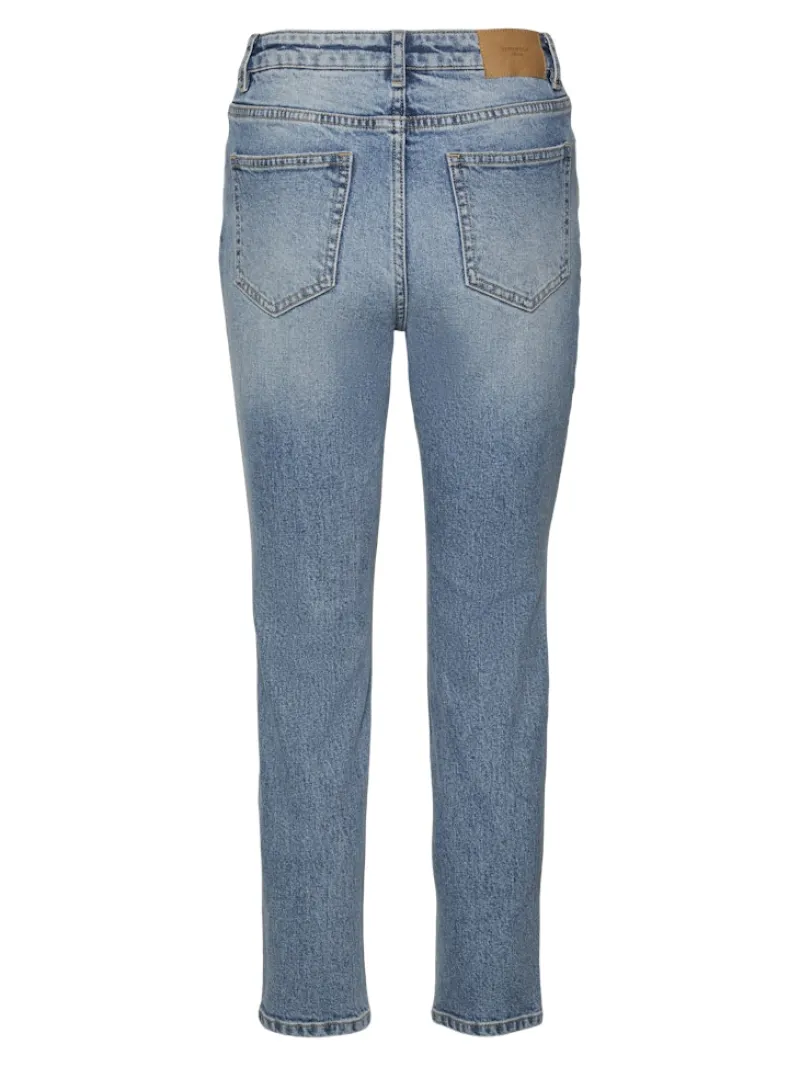 Vero Moda Jeans*VMBRENDA HR STRAIGHT A DS GU3124 GA NOOS Medium Blue Denim