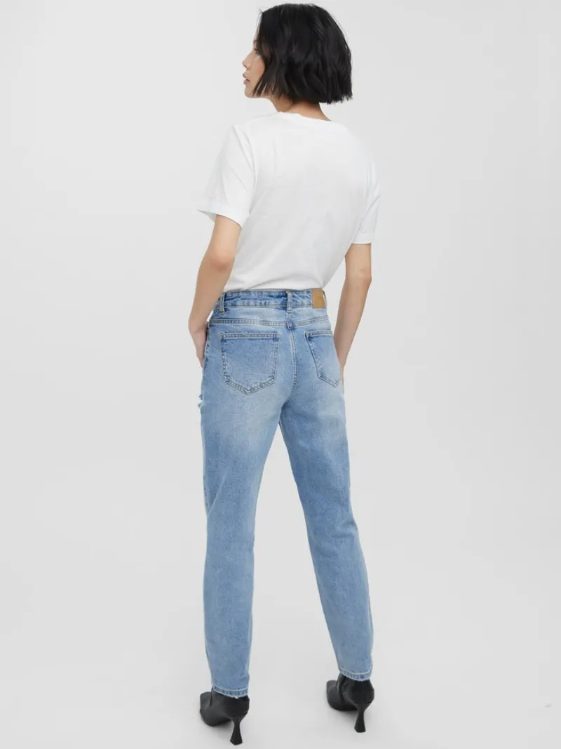 Vero Moda Jeans*VMBRENDA HR STRAIGHT A DS GU3124 GA NOOS Medium Blue Denim
