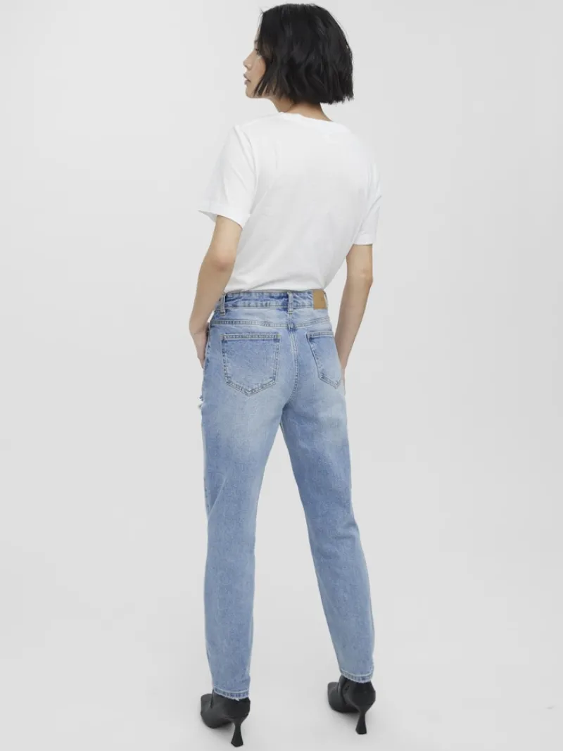 Vero Moda Jeans*VMBRENDA HR STRAIGHT A DS GU3124 GA NOOS Medium Blue Denim