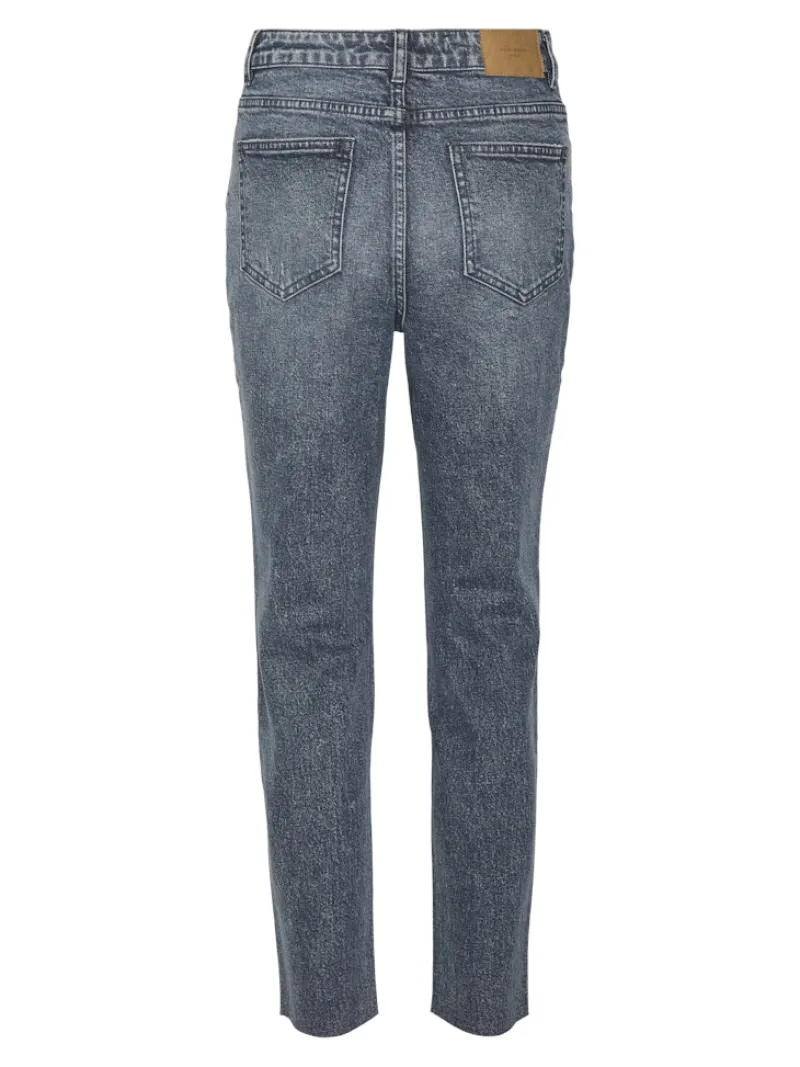 Vero Moda Jeans*VMBRENDA HR STRAIGHT ANK CUT GU3134 GA Dark Blue Denim