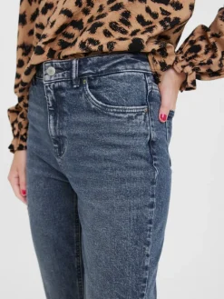 Vero Moda Jeans*VMBRENDA HR STRAIGHT ANK CUT GU3134 GA Dark Blue Denim