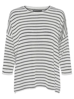 Vero Moda Pullover & Sweatshirts*VMBRIANNA 3/4 PULLOVER BOO REP Snow White