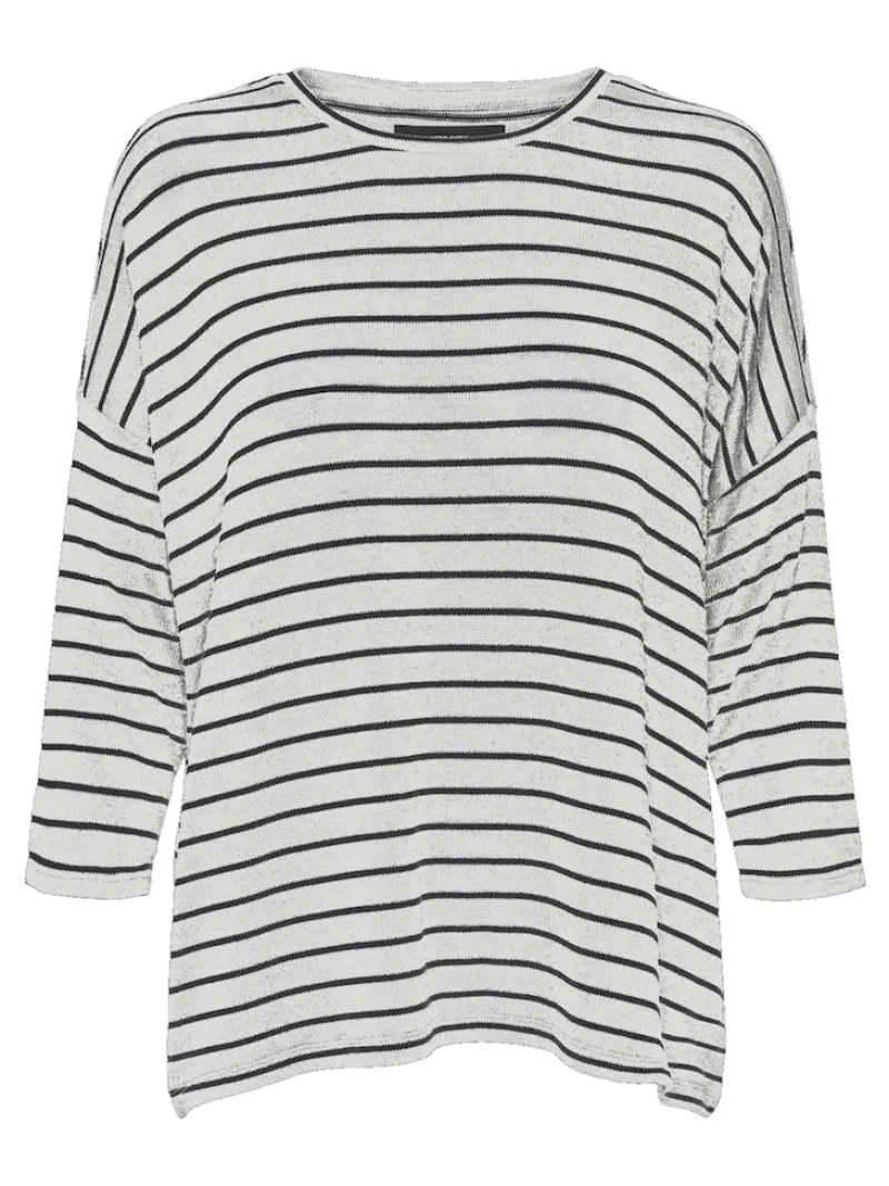 Vero Moda Pullover & Sweatshirts*VMBRIANNA 3/4 PULLOVER BOO REP Snow White