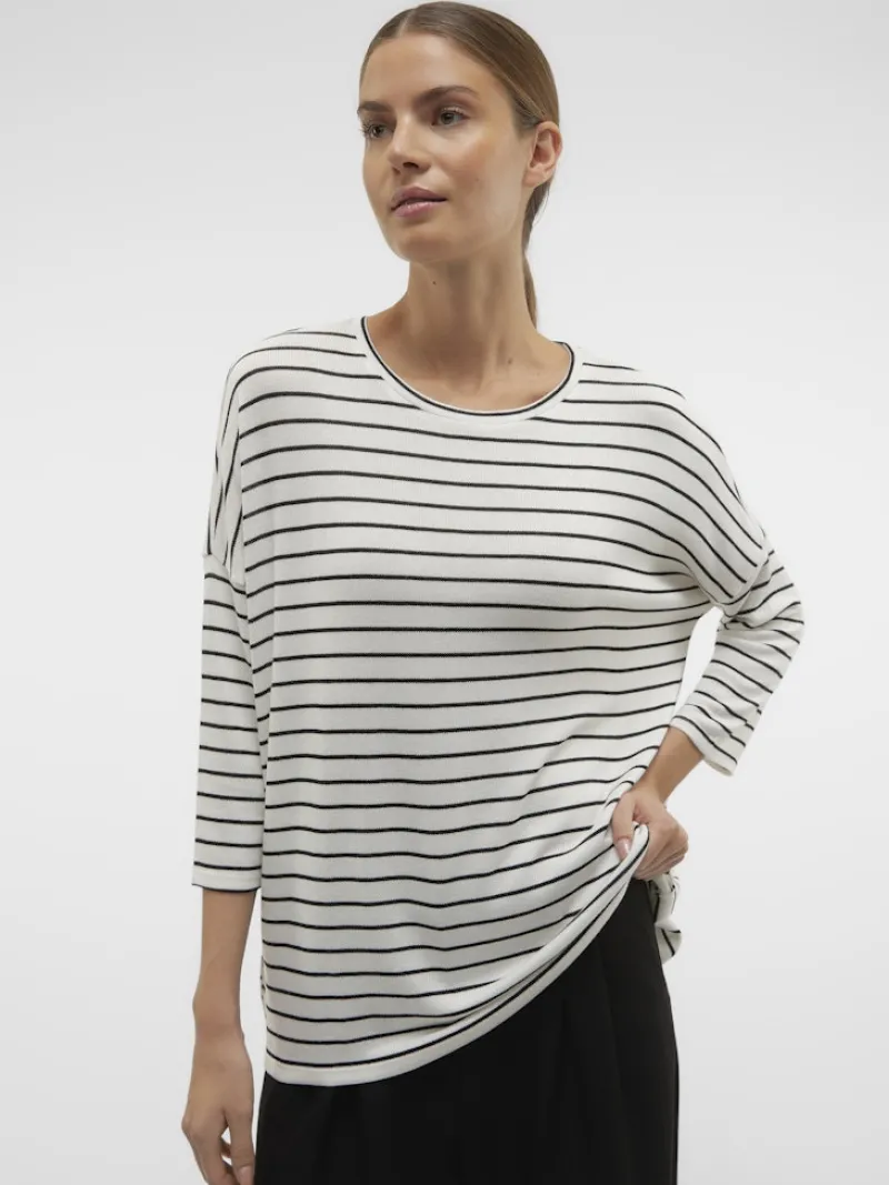 Vero Moda Pullover & Sweatshirts*VMBRIANNA 3/4 PULLOVER BOO REP Snow White