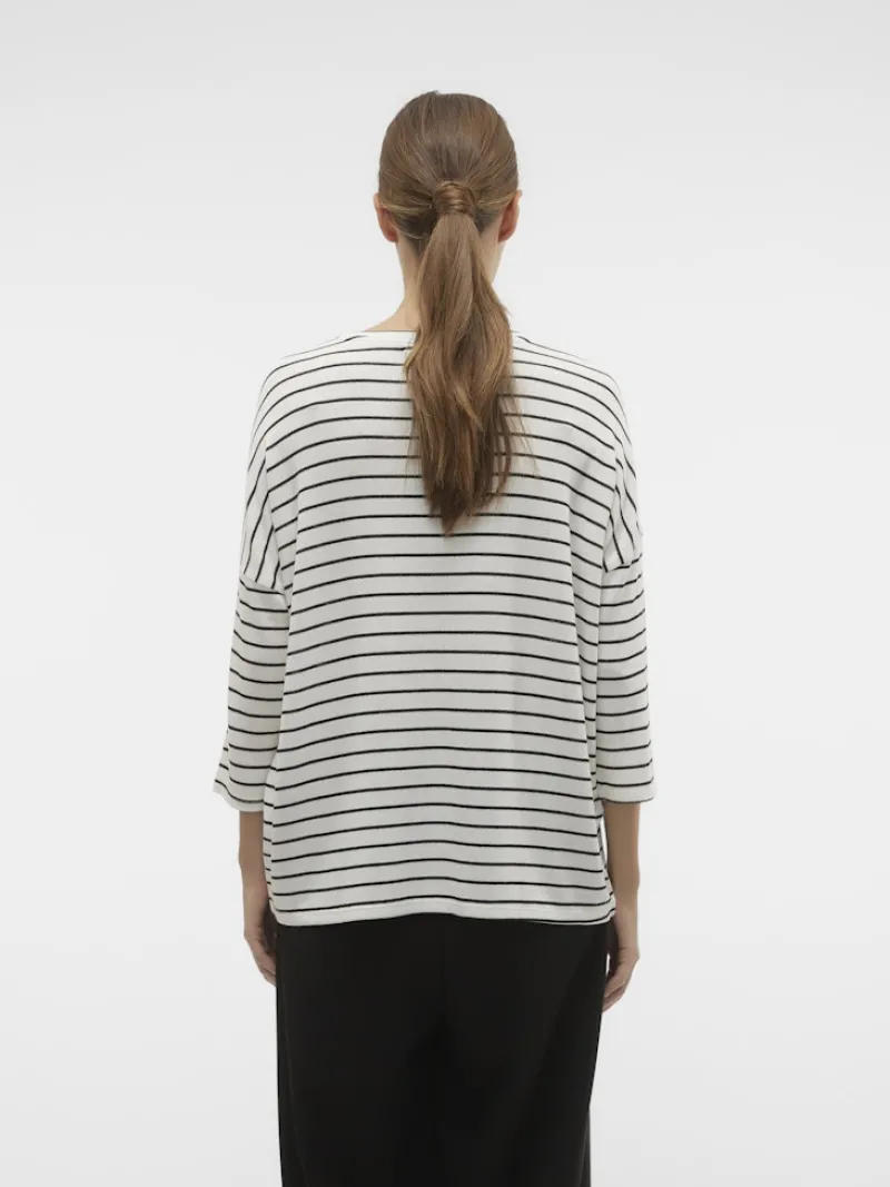 Vero Moda Pullover & Sweatshirts*VMBRIANNA 3/4 PULLOVER BOO REP Snow White