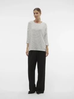 Vero Moda Pullover & Sweatshirts*VMBRIANNA 3/4 PULLOVER BOO REP Snow White