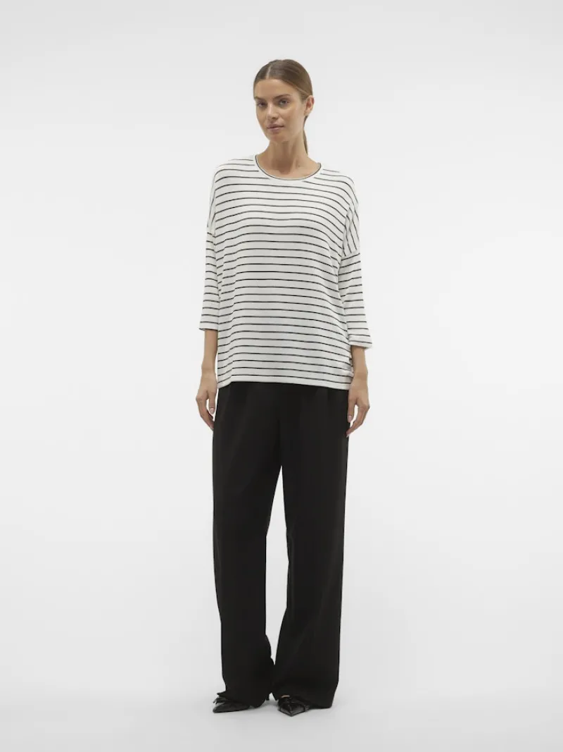 Vero Moda Pullover & Sweatshirts*VMBRIANNA 3/4 PULLOVER BOO REP Snow White