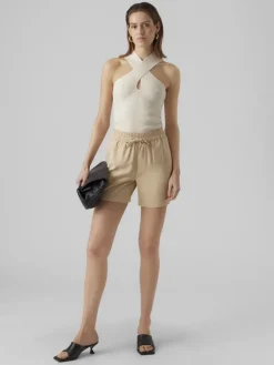 Vero Moda Shorts*VMCARMEN HW LOOSE SHORTS NOOS irish cream