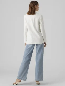 Vero Moda Jacken*VMCARMEN LS LOOSE BLAZER NOOS Snow White