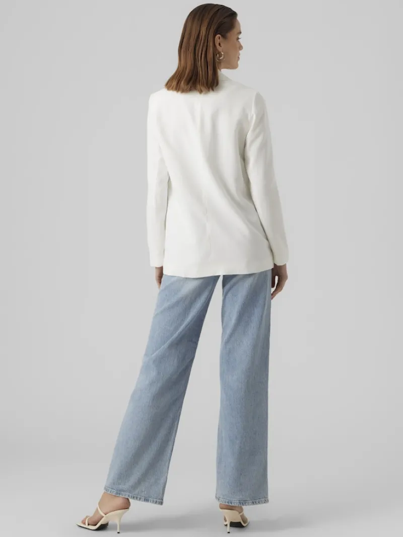 Vero Moda Jacken*VMCARMEN LS LOOSE BLAZER NOOS Snow White