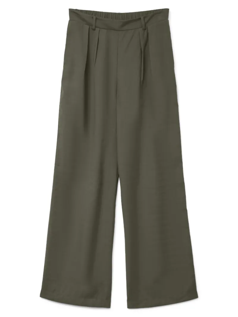 Vero Moda Hosen*VMCAYSA H/W WIDE PLEATED PANT WVN EXP Kalamata