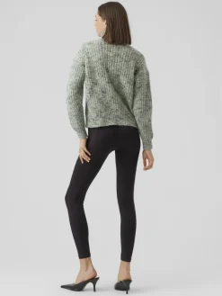 Vero Moda Pullover & Sweatshirts*VMCLAUDIA LS HIGH-NECK ZIPPER BLOUSE GA loden frost