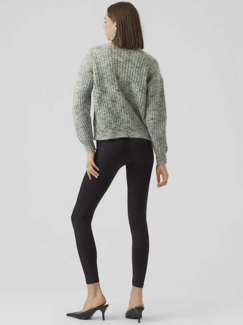 Vero Moda Pullover & Sweatshirts*VMCLAUDIA LS HIGH-NECK ZIPPER BLOUSE GA loden frost