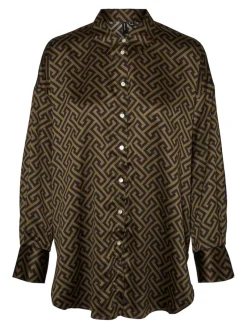 Vero Moda Blusen*VMDAISY DAS LS OVERSIZE SHIRT WVN Ivy Green