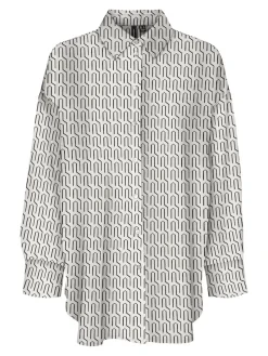 Vero Moda Blusen*VMDAISY DAS LS OVERSIZE SHIRT WVN birch