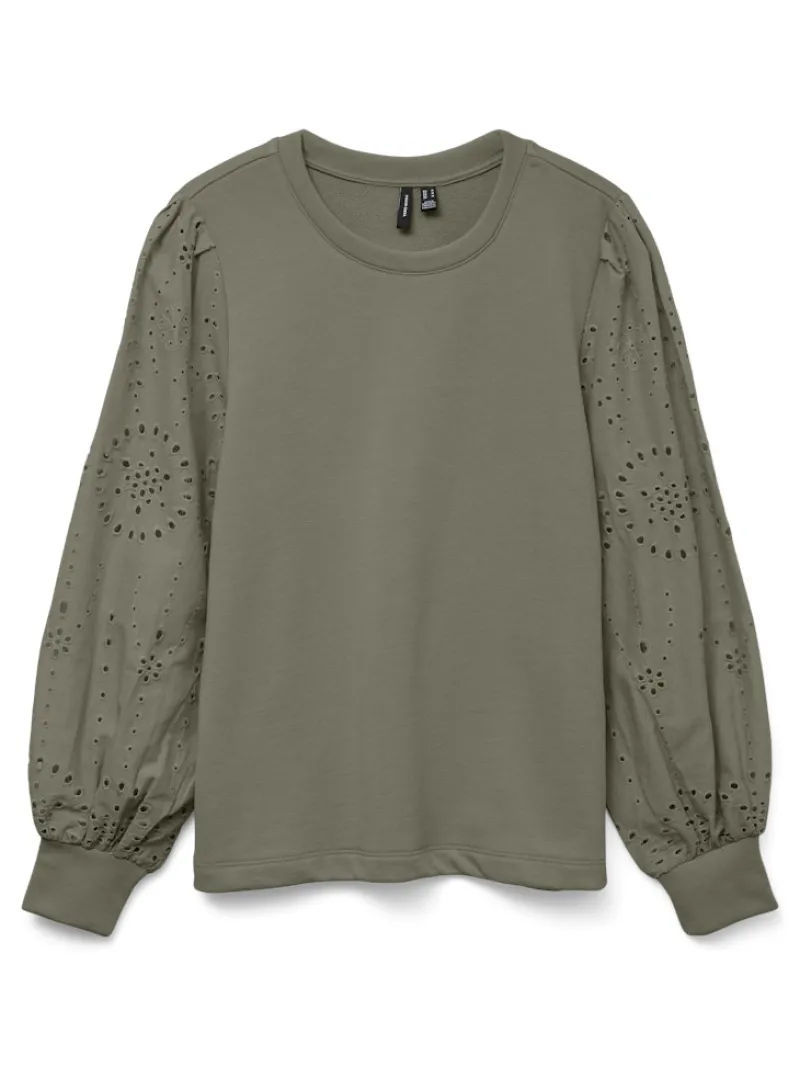 Vero Moda Pullover & Sweatshirts*VMDAMINE LS SWEAT BOX JRS Mermaid