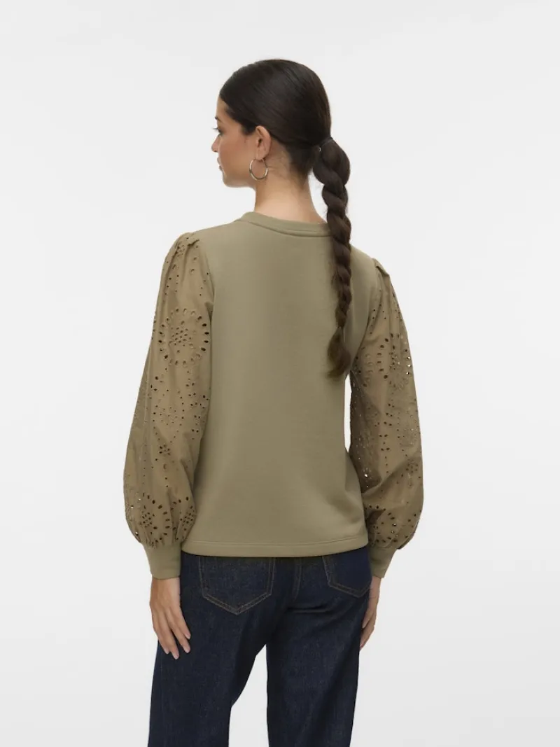 Vero Moda Pullover & Sweatshirts*VMDAMINE LS SWEAT BOX JRS Mermaid