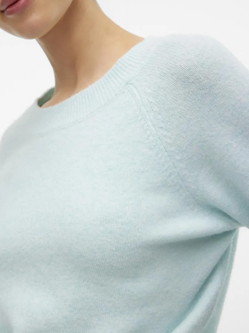 Vero Moda Pullover & Sweatshirts*VMDOFFY LS O-NECK BLOUSE GA NOOS clearwater