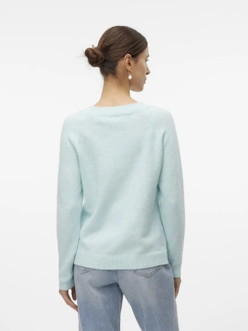Vero Moda Pullover & Sweatshirts*VMDOFFY LS O-NECK BLOUSE GA NOOS clearwater