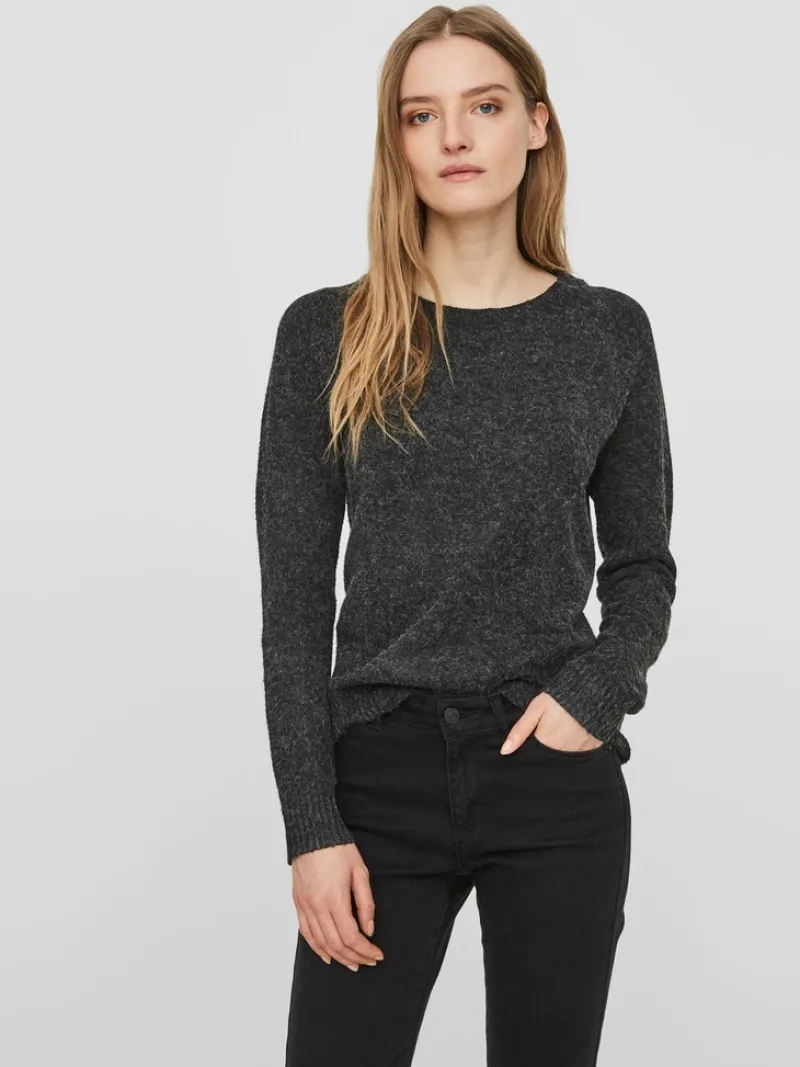 Vero Moda Pullover & Sweatshirts*VMDOFFY LS O-NECK BLOUSE GA NOOS Black