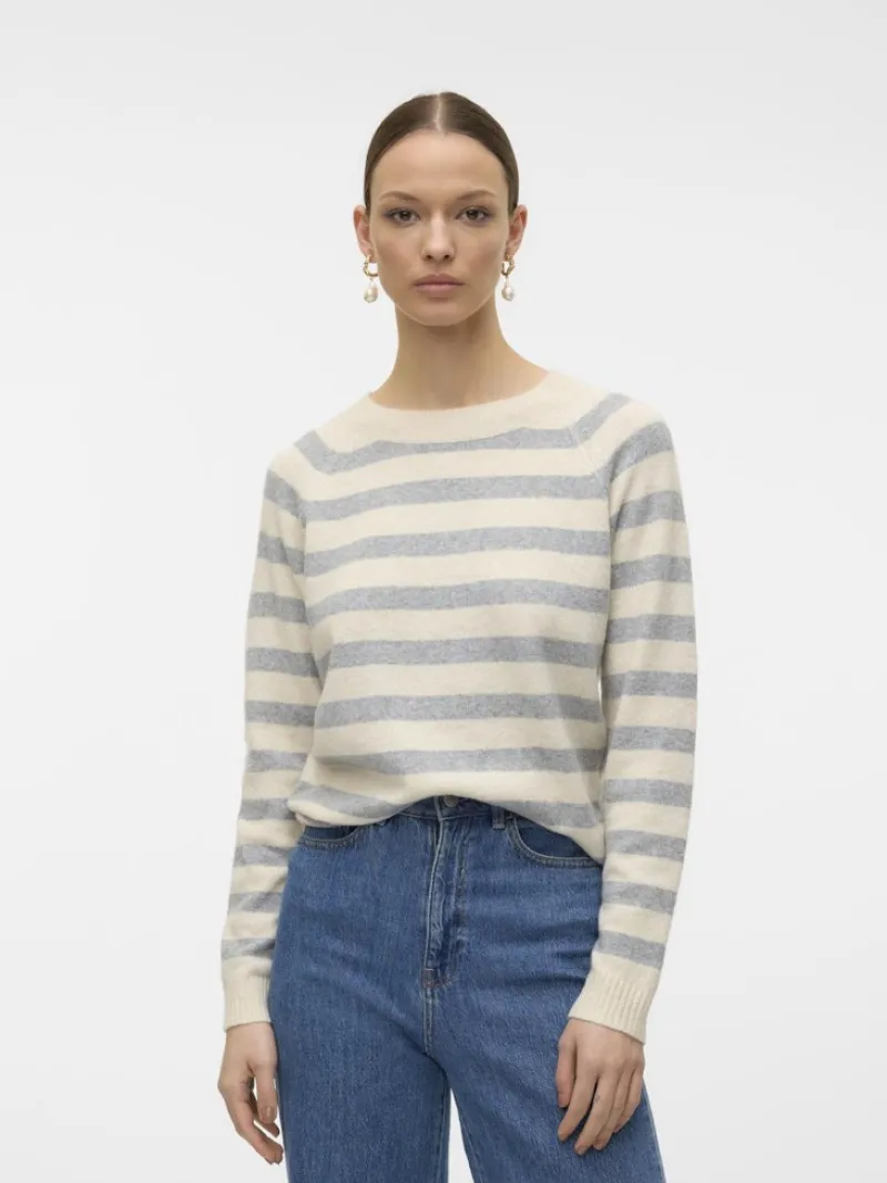 Vero Moda Pullover & Sweatshirts*VMDOFFY LS O-NECK BLOUSE GA NOOS birch3