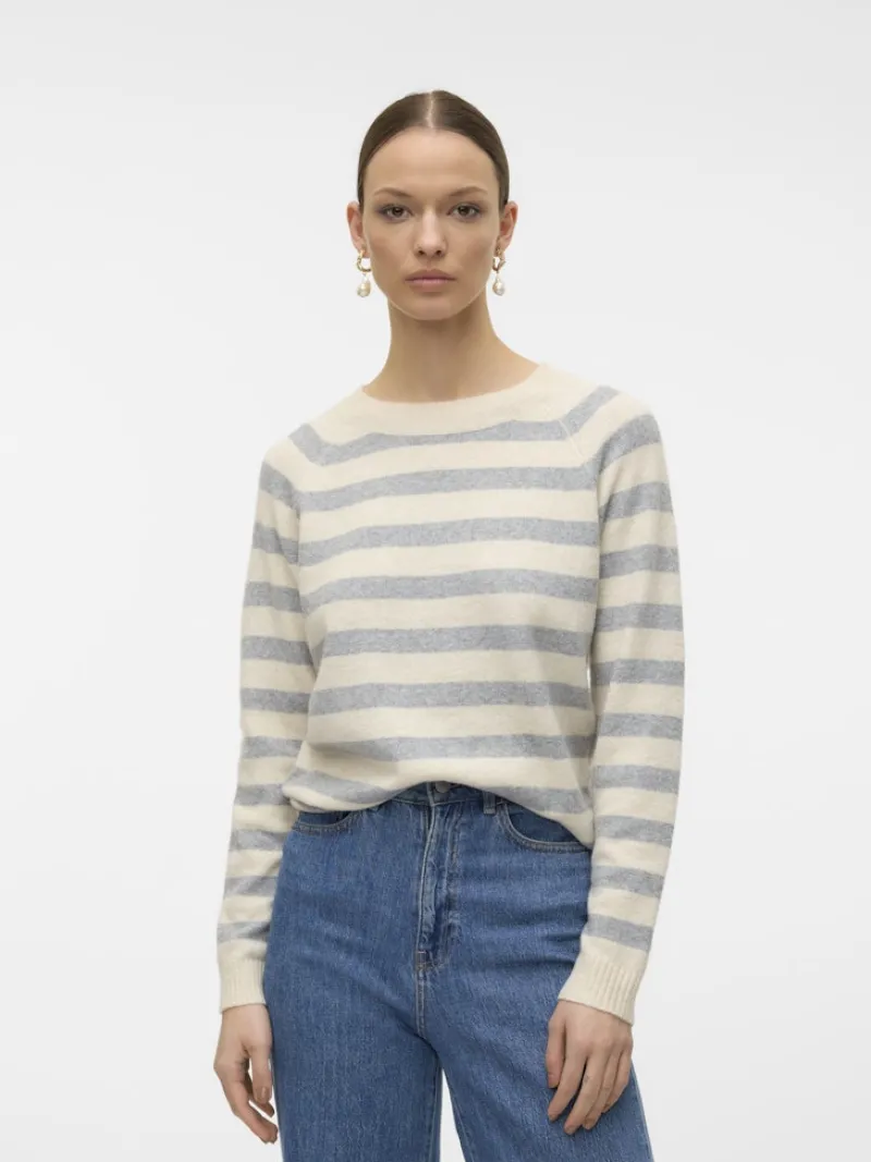 Vero Moda Pullover & Sweatshirts*VMDOFFY LS O-NECK BLOUSE GA NOOS birch3