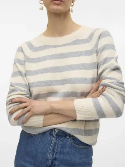 Vero Moda Pullover & Sweatshirts*VMDOFFY LS O-NECK BLOUSE GA NOOS birch3
