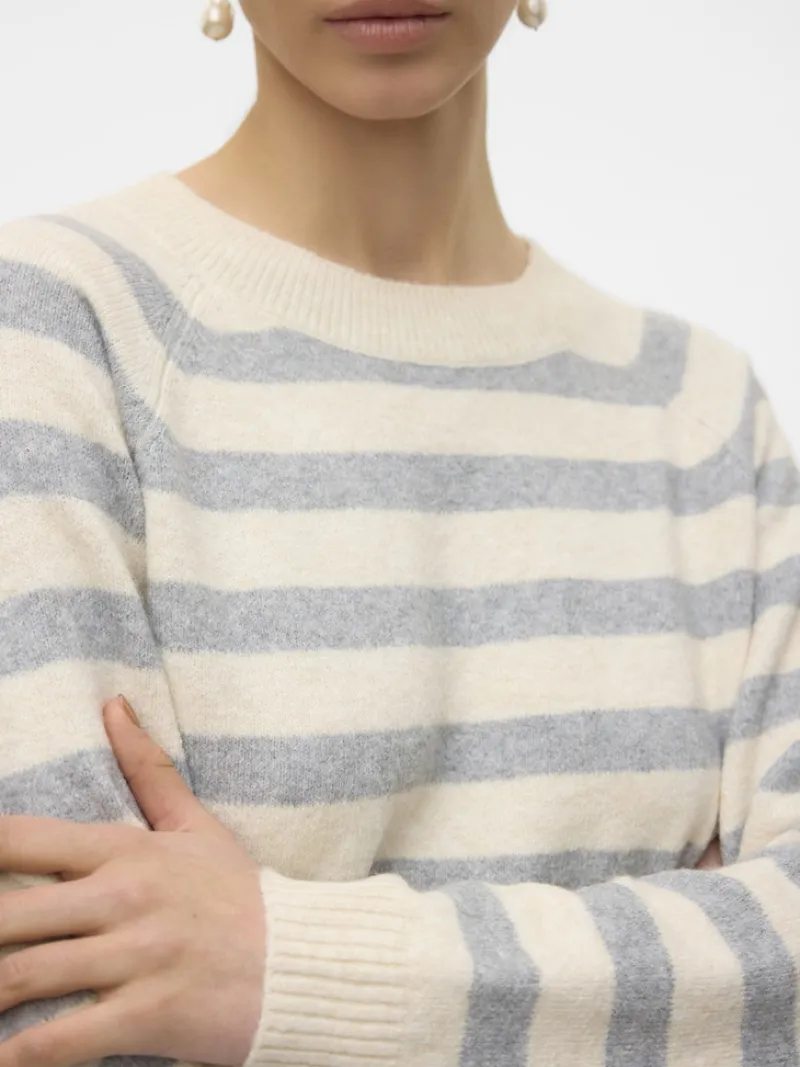 Vero Moda Pullover & Sweatshirts*VMDOFFY LS O-NECK BLOUSE GA NOOS birch3