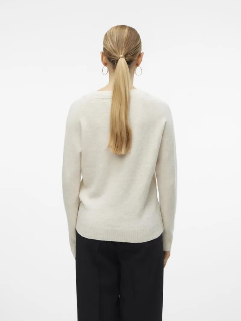 Vero Moda Pullover & Sweatshirts*VMDOFFY LS O-NECK BLOUSE GA NOOS birch1