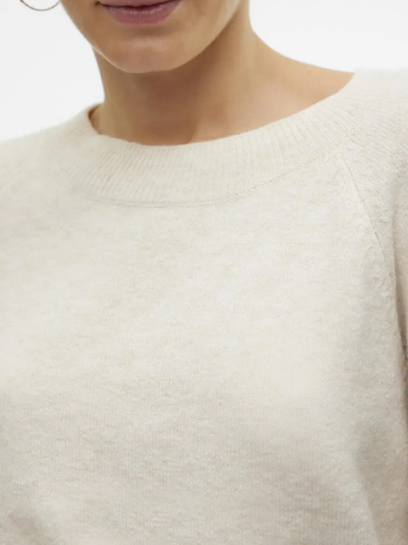 Vero Moda Pullover & Sweatshirts*VMDOFFY LS O-NECK BLOUSE GA NOOS birch1