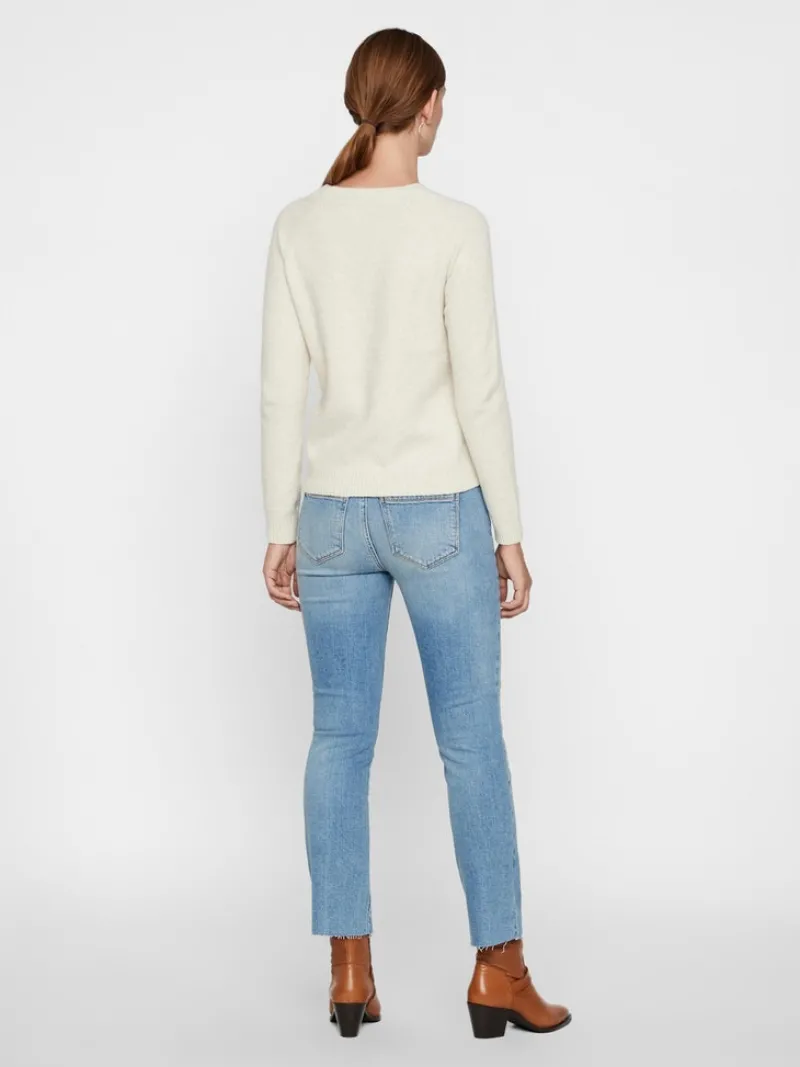 Vero Moda Pullover & Sweatshirts*VMDOFFY LS O-NECK BLOUSE GA NOOS birch1