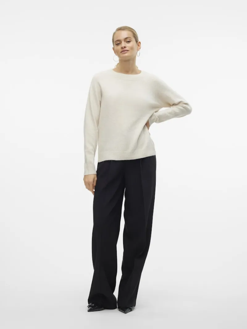 Vero Moda Pullover & Sweatshirts*VMDOFFY LS O-NECK BLOUSE GA NOOS birch1