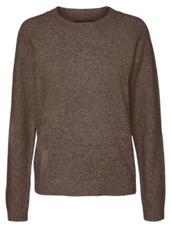 Vero Moda Pullover & Sweatshirts*VMDOFFY LS O-NECK BLOUSE GA NOOS pinecone