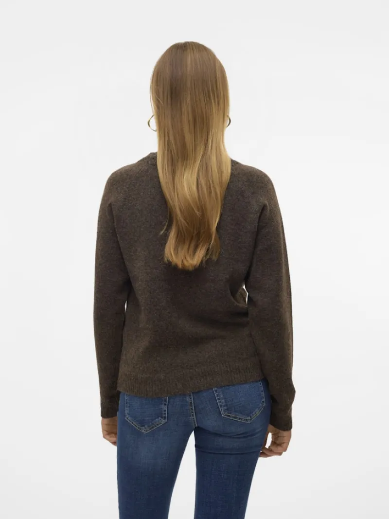 Vero Moda Pullover & Sweatshirts*VMDOFFY LS O-NECK BLOUSE GA NOOS pinecone