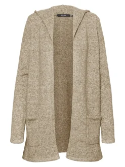 Vero Moda Pullover & Sweatshirts*VMDOFFY LS OPEN HOOD CARDIGAN GA NOOS Sepia Tint