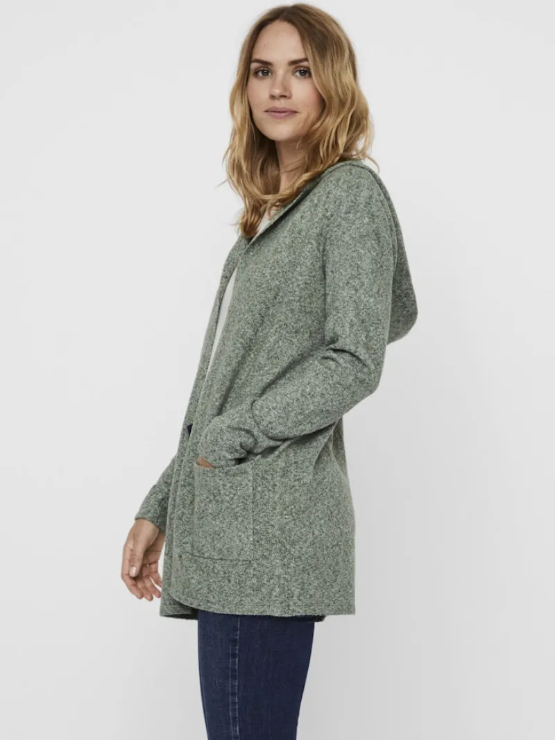 Vero Moda Pullover & Sweatshirts*VMDOFFY LS OPEN HOOD CARDIGAN GA NOOS Laurel Wreath