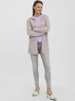 Vero Moda Pullover & Sweatshirts*VMDOFFY LS OPEN HOOD CARDIGAN GA NOOS Woodrose