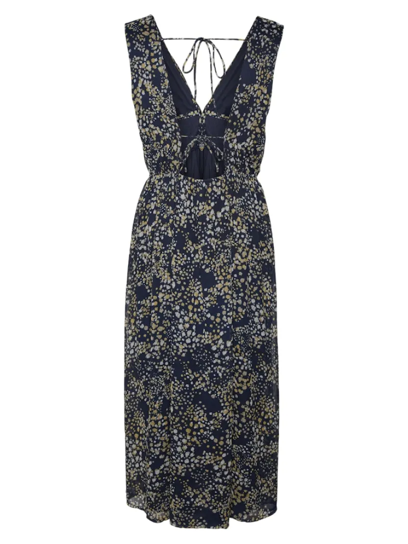 Vero Moda Kleider*VMDORA KAYA SL 7/8 DRESS WVN GA Navy Blazer