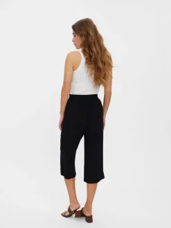 Vero Moda Hosen*VMEASY HW CULOTTE PANTS WVN GA black1